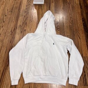 Polo Ralph Lauren Men’s Pullover Hoodie Sweatshirt Soft White Size Medium